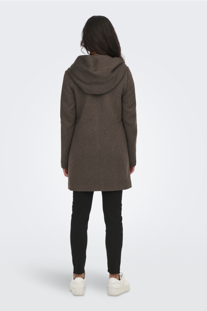 ONLSEDONA LIGHT COAT OTW NOOS 15142911 Hot Fudge/MELANGE
